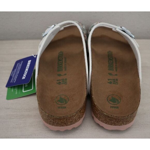 Birkenstock WMN EU 41 US 10-10.5 Paisley LT Rose Sydney Vegan Birko-Flor Sandals - Picture 2 of 11